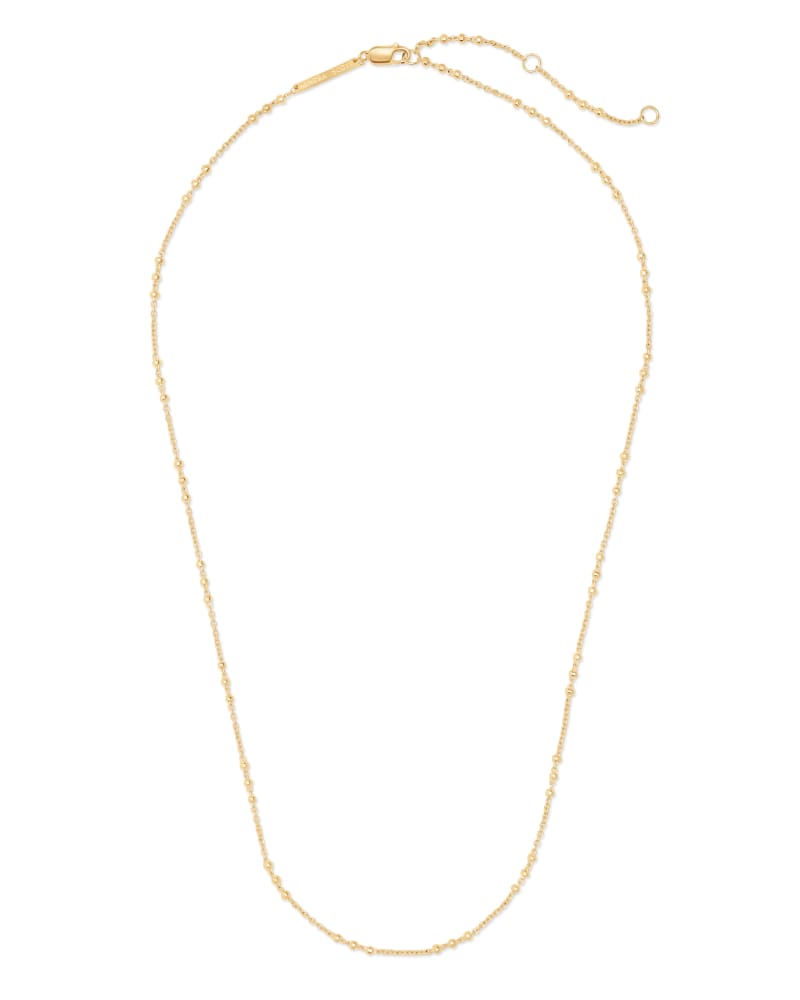Satellite Chain Necklace in 18K Gold Vermeil image number 2
